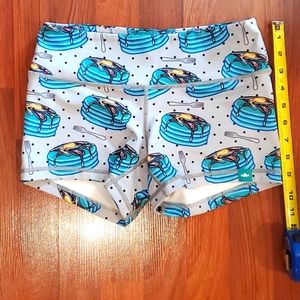 Wodbottom rare Pancake blue shorts XS crossfit